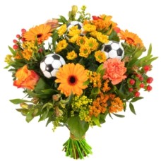 Football bouquet orange (Football bouquet orange)